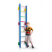 Стенка шведская детская Baby Sport SB Teenager Дерево 220х55 см до 80 кг Голубой (0-220 (blue))