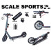 Самокат двухколесный Scale Sports SS-23 Led-фонарик 100 кг серый (DP-1574663948)
