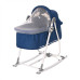 Кроватка-качалка трансформер шезлонг Lorell Kids Alicante-1 3 в 1 87х51х90 см Синий (10080490004-LR)
