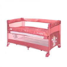 Кровать-манеж Lorell Kids Lorelli UP and DOWN Rose Velvet Unicorn-1 на колесиках Розовый (10080062151-LR)