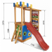 Детский спортивный игровой комплекс Baby Sport SB Babyland №15 Эко Разноцветный 186.5х75х210 см (Babyland-15)