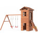 Детская площадка домик SportBaby SportHouse-20 с горкой и качелями (SB-3917)