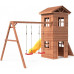 Детская площадка домик SportBaby SportHouse-20 с горкой и качелями (SB-3917)