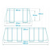 Каркасный бассейн Ultra Frame Pool Intex 549x274x132см прямоугольный (IND-26356) Каркасный бассейн Ultra Frame Pool Intex 549x274x132см прямоугольный (IND-26356)