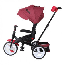 Велосипед трехколесный Lorell Kids Jaguar-1 детский с ручкой и капюшоном Красный (10050292103-LR) 