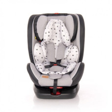 Автокресло Lorell Kids Nebula-1 Isofix 0-36 кг c 0 до 12 лет 5-точечные ремни безопасности 51х46.8х59.5 см Серый (10071382094-LR)