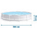 Каркасный бассейн Intex Prism Frame Pool 366x76 см с фильтр-насосом (IND-26712) Каркасный бассейн Intex Prism Frame Pool 366x76 см с фильтр-насосом (IND-26712)