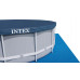 Каркасный бассейн Intex Prism Frame Pool с насосом, тентом, подстилкой и лестницей (IND-26726)