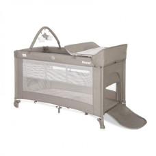 Детская кровать-манеж Lorell Kids Noemi-2 2 Layers Plus для отдыха и игр 127х69х105 см Бежевый (10080562157-LR)