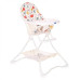 Стульчик для кормления Lorell Kids BonBon-1 5-точечный ремень безопасности 2 столика Белый (10100312134-LR)