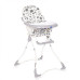 Стульчик для кормления Lorell Kids Marcel-1 5-ти точечный ремень безопасности до 15 кг ПВХ Белый (10100322143-LR)