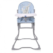 Стульчик для кормления Lorell Kids Marcel-1 5-ти точечный ремень безопасности до 15 кг ПВХ Синий (10100322127-LR)