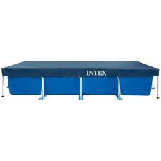 Тент для прямоугольного бассейна Intex 460×226 см защитная крышка из ПВХ (IND-28039)