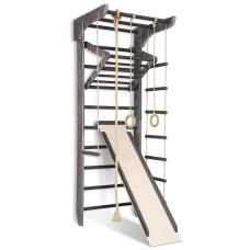 Детский спортивный уголок Baby Sport SB Kinder Loft Сосна 220х80х70 см Серый (3-240) 