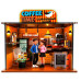 3D румбокс Coffee Shop P9-17, 53 детали (DP-660303141)