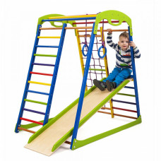 Детский спортивный игровой комплекс Baby Sport SB SportWood Разноцветный 132х85х130 см (SportWood)