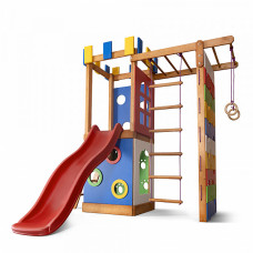 Детский спортивный игровой комплекс Baby Sport SB Babyland №16 Эко Разноцветный 230х75х210 см (Babyland-16)