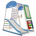 Детский спортивный комплекс Baby Sport SB SportWood Sky Plus 7 для дома 132х130х85 см Разноцветный (SportWood Sky Plus 7)
