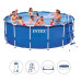 Каркасный бассейн Intex 28242 Metal Frame Pool 457×122 см — большой семейный бассейн с насосом, стремянкой и тентом (IND-28242) Каркасный бассейн Intex 28242 Metal Frame Pool 457×122 см — большой семейный бассейн с насосом, стремянкой и тентом (IND-28242)