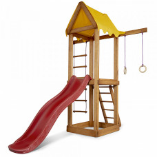 Детский спортивный игровой комплекс Baby Sport SB Babyland №17 Натуральное дерево 190х180х240 см (Babyland-17)