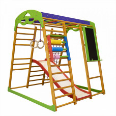 Детский спортивный игровой комплекс Baby Sport SB Карамелька Бук 132х124х130 см (Plus 7)