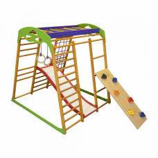 Детский спортивный игровой комплекс Baby Sport SB Карамелька Бук 132х124х130 см (Plus 6)