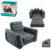 Надувное кресло-кровать Intex 66551 Pull-Out Chair — раскладное 2-в-1 для отдыха и сна, 117×100×66 см (IND-66551)