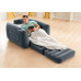Надувное кресло-кровать Intex 66551 Pull-Out Chair — раскладное 2-в-1 для отдыха и сна, 117×100×66 см (IND-66551)