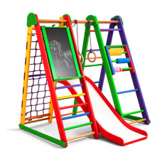 Детский спортивный игровой комплекс Baby Sport SB Эверест Сосна Разноцветный 130х100х130 см (Эверест-2)