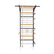 Детский спортивный уголок SportBaby 8-Lux 1-240 со шведской стенкой, турником, канатом, кольцами и лестницей 240 см (SB-3963)
