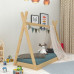Детская кровать-домик SportBaby лак 70 х140 см (SB-3898)