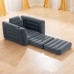Надувное кресло-кровать Intex 66551 Pull-Out Chair — раскладное 2-в-1 для отдыха и сна, 117×100×66 см (IND-66551)