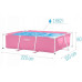 Каркасный бассейн Intex 28266 Pink Rectangular Frame Pool 220×150×60 см – прямоугольный семейный бассейн с металлическим каркасом (IND-28266) Каркасный бассейн Intex 28266 Pink Rectangular Frame Pool 220×150×60 см – прямоугольный семейный бассейн с металлическим каркасом (IND-28266)