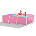 Каркасный бассейн Intex 28266 Pink Rectangular Frame Pool 220×150×60 см – прямоугольный семейный бассейн с металлическим каркасом (IND-28266) Каркасный бассейн Intex 28266 Pink Rectangular Frame Pool 220×150×60 см – прямоугольный семейный бассейн с металлическим каркасом (IND-28266)