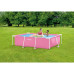 Каркасный бассейн Intex 28266 Pink Rectangular Frame Pool 220×150×60 см – прямоугольный семейный бассейн с металлическим каркасом (IND-28266) Каркасный бассейн Intex 28266 Pink Rectangular Frame Pool 220×150×60 см – прямоугольный семейный бассейн с металлическим каркасом (IND-28266)