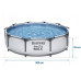 Каркасный бассейн Bestway Steel Pro Frame Pool 305x76см круглый (IND-56406) Каркасный бассейн Bestway Steel Pro Frame Pool 305x76см круглый (IND-56406)