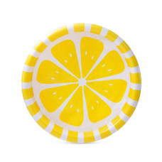 Надувной детский бассейн Intex Лимон круглый 147x33см желтый (IND-58432)