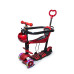 Самокат 5in1 Scooter Red Божья коровка-1 с бортиком красный (DP-324346765)