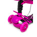 Самокат 5in1 Scooter Божья коровка Pink-1 с бортиком и подсвекою розовый  (DP-352270930)