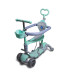 Самокат с бортиком Scale Sports Smart 5 в 1 Full подсветка колес 60 кг мятный (DP-1926908430)