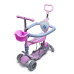 Самокат с бортиком Scale Sports Smart 5 в 1 Full подсветка колес 60 кг розовый (DP-932824223)