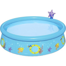 Надувной басейн Bestway 57326-marine 152х38 см, 477 л — ідеальний вибір для дитячих розваг (IND-57326-marine)  