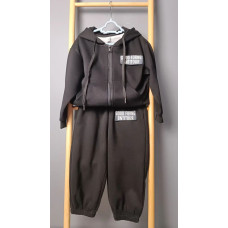 Спортивный костюм для мальчика, Черный, рост 80 см