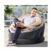 Надувное кресло Intex коралловое 112×109×69 см с флокированным покрытием (IND-68582-coral)