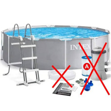 Каркасный бассейн Intex 26718FS-1 New Prism Frame Premium Pool 366×122 см с лестницей, без фильтр-насоса (IND-26718FS-1 New)