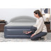 Надувная кровать Bestway 671bd LoungeLux Air Mattress — комфортная двуспальная для дома и дачи з подголовником и електронасосом (IND-671bd)