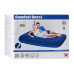 Надувной матрас Bestway 67226 Flocked Air Bed, 203×152×22 см — мягкий и комфортный двуспальний матрас с ножным насосом (IND-67226)