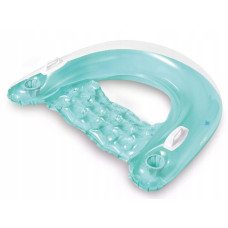 Надувное кресло пляжное Intex 58859 152×99 см для отдыха (IND-58859-turquoise)