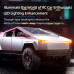 Машинка радиоуправляемая  Tesla Cybertruck (Кибертрак), серый, с подсветкой (DP-1097601461)
