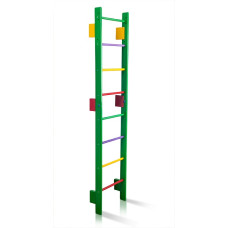 Стенка шведская детская Baby Sport SB Teenager Дерево 220х55 см до 80 кг Зеленый (0-220 (green))